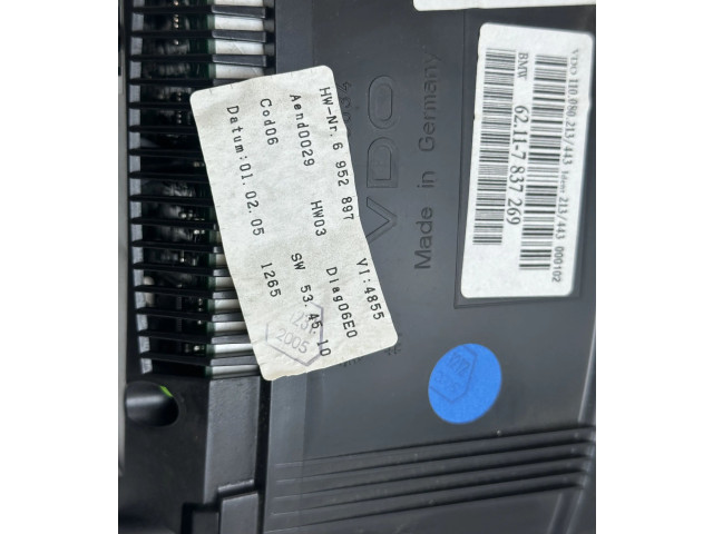 Přístrojová deska BMW M5 2005 7837269, 6952897