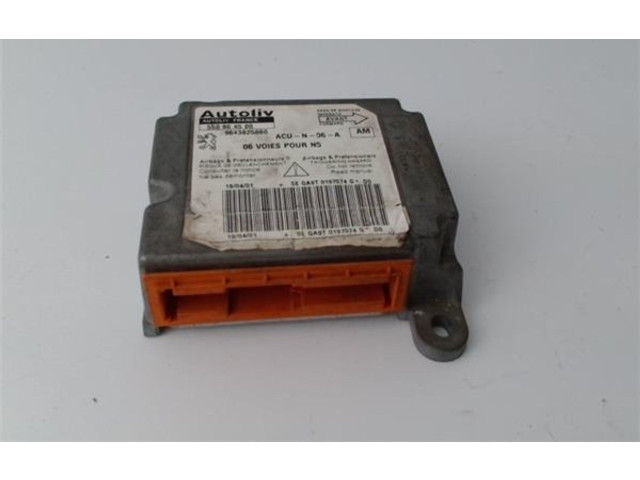 Блок подушек безопасности 9643825880, 550864500   Peugeot 306