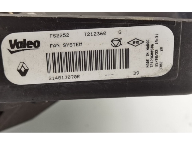 Вентилятор радиатора 214813070RT Dacia Sandero III