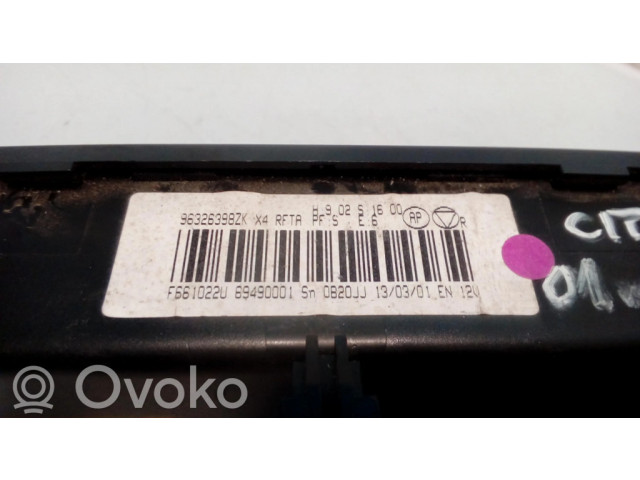 Блок управления климат-контролем 96326398ZK, F661022U   Citroen C5