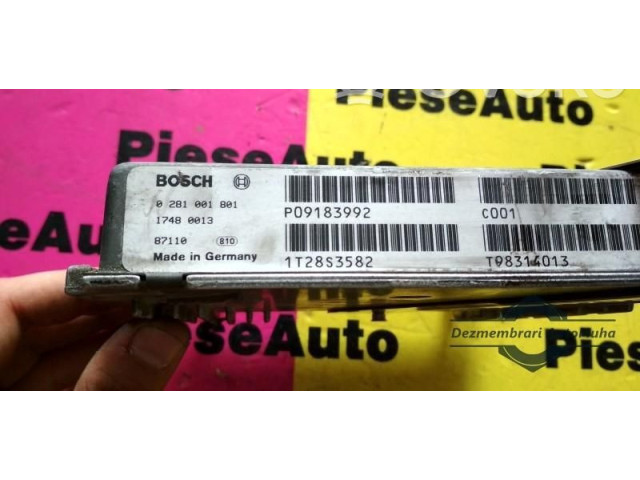 Блок управления двигателем Блок управления 0281001801, 17480013 Volvo S70 V70 V70 XC