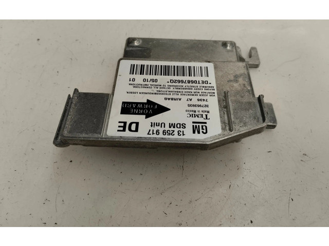 Блок подушек безопасности 13259917 Opel Meriva A
