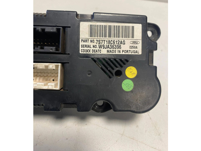 Блок управления кондиционера воздуха / климата/ печки (в салоне) 7S7T18C612AG Ford Galaxy