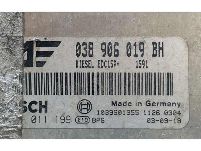 Řídící jednotka 038906019BH, 1039S01355 Seat Alhambra (Mk1) 1996