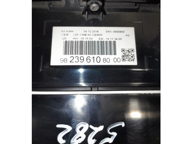 Přístrojová deska Peugeot Expert 2020 982396108000