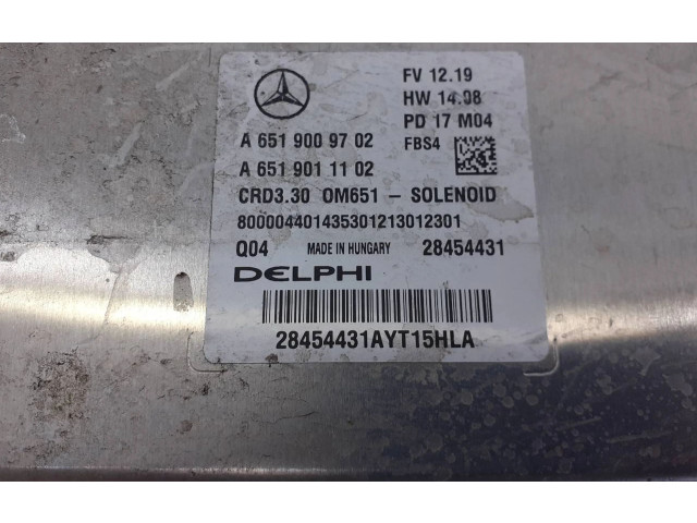 Блок управления двигателя A6519009702, A6519011102 Infiniti Q30