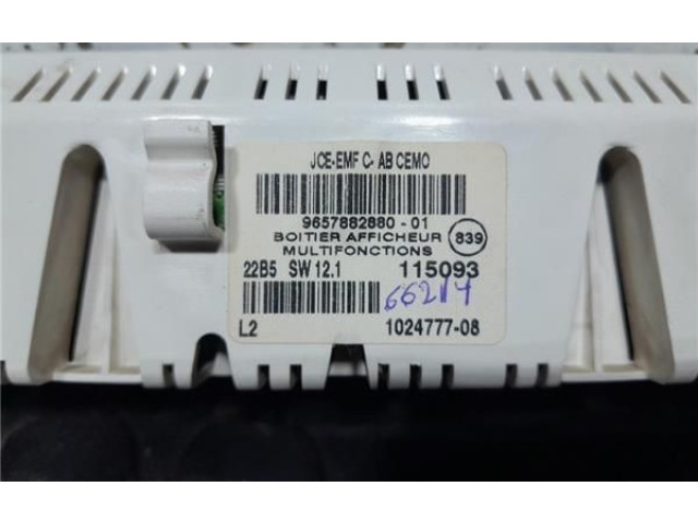 Дисплей 9657882880 Citroen C5