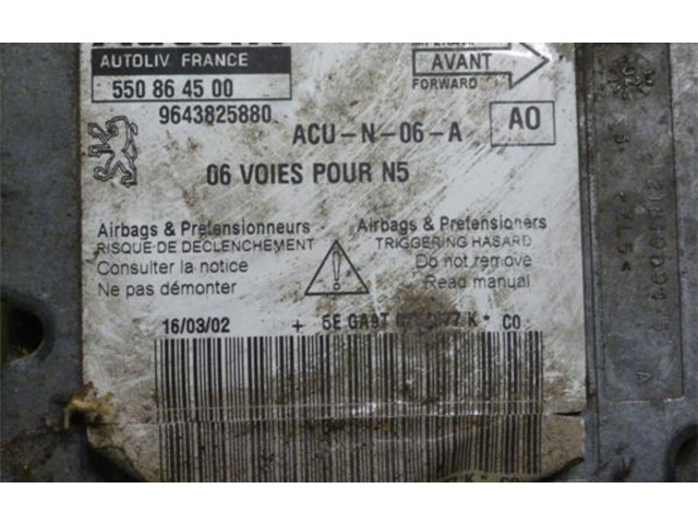 Блок управления двигателя 9643825880, 550864500   Peugeot 306