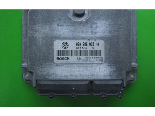 Блок управления двигателем Блок управления 06A906018HA, 0261206924 Skoda Octavia Mk1 (1U)