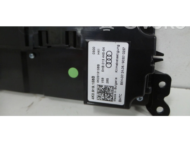 Блок управления кондиционера воздуха / климата/ печки (в салоне) 4K0919158B, 4K0919158BV58    Audi e-tron   
