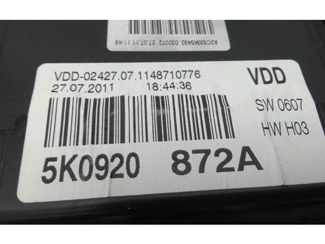 Панель приборов 5K0920872A Volkswagen Golf VI
