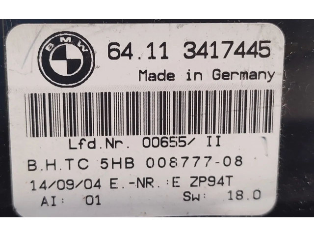 Блок управления климат-контролем 3417445   BMW X3 E83
