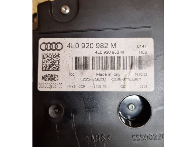 Přístrojová deska  Audi Q7 4L 2012 4L0920982M, 503002208105  