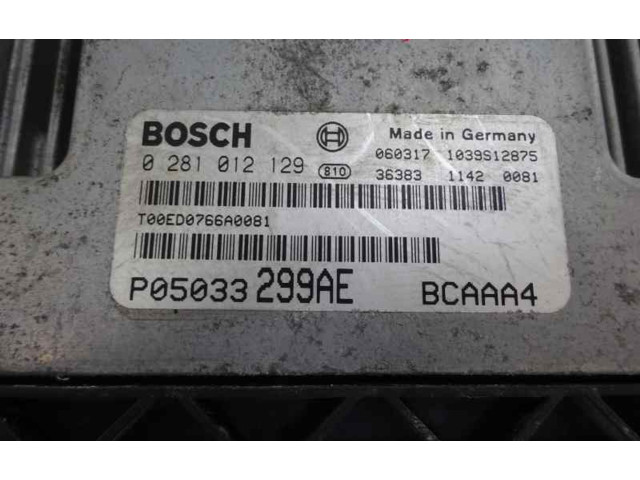 Řídící jednotka 0281012129   Dodge Caliber 2006