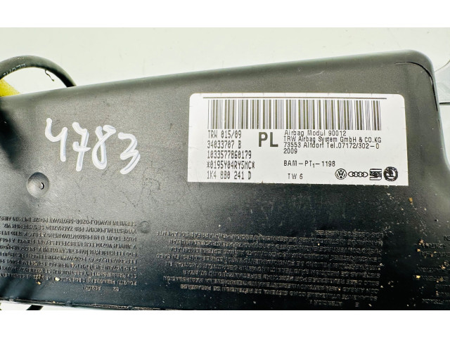 Подушка безопасности в сиденье 34033707B, 1K4880241D Volkswagen Golf Plus