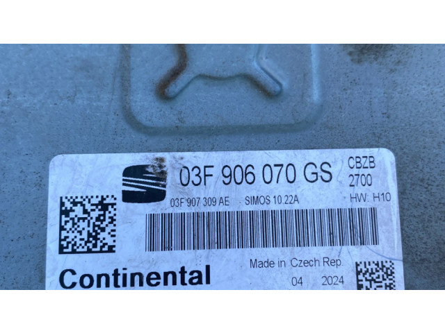 Блок управления двигателя 03F906070GS, 03F907309AE   Seat Ibiza IV (6J,6P)
