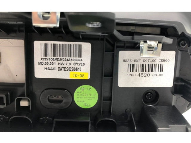 Дисплей    9841452080, 9841452080   Peugeot 2008 II