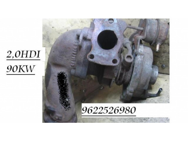 Turbodmychadlo Турбина 9622526980 Citroen Xsara 0.0