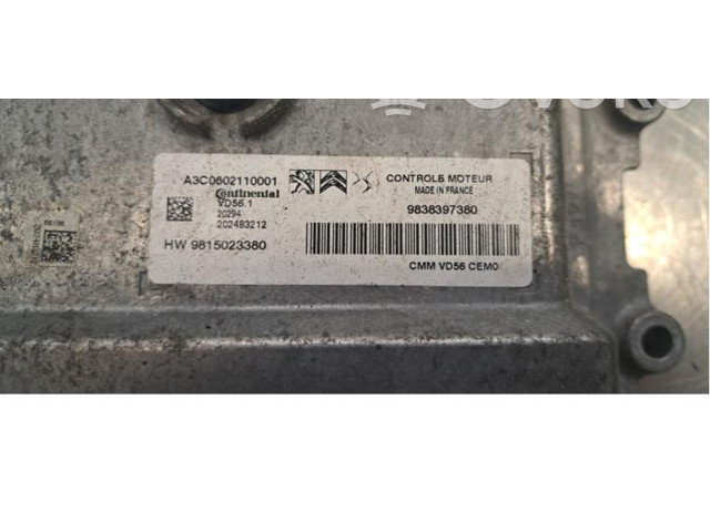 Řídící jednotka 9838397380 Toyota ProAce City 2020