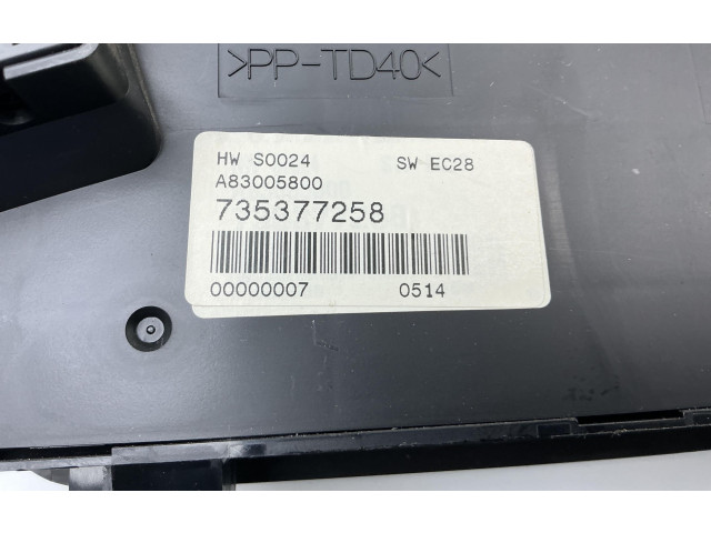 Блок управления климат-контролем 735377258, 188A9000 Fiat Idea