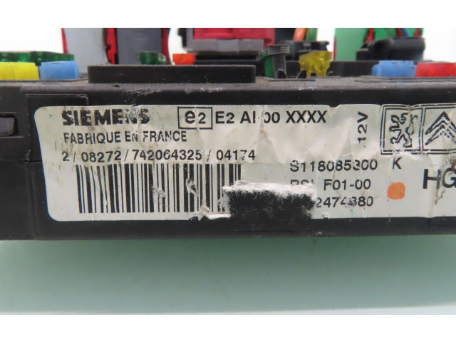 Блок комфорта 9652474380, S118085300K   Citroen C2   