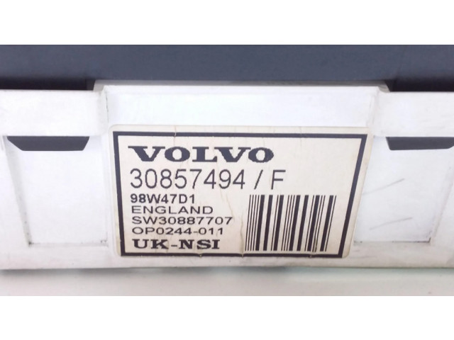 Панель приборов 30857494, SW30887707 Volvo S40, V40