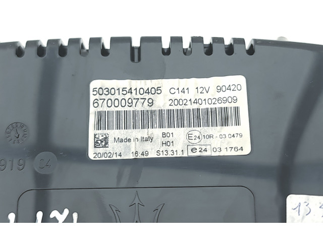 Панель приборов 670009779 Maserati Ghibli