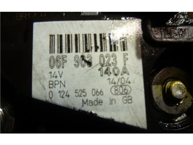 Генератор 6F903023F, 124525066   Audi A3 S3 8P      