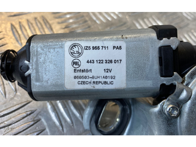 Моторчик заднего дворника 1Z5955711, 443122326017    Skoda Octavia Mk2 (1Z)