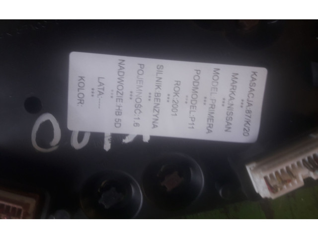 Přístrojová deska Nissan Primera 2001