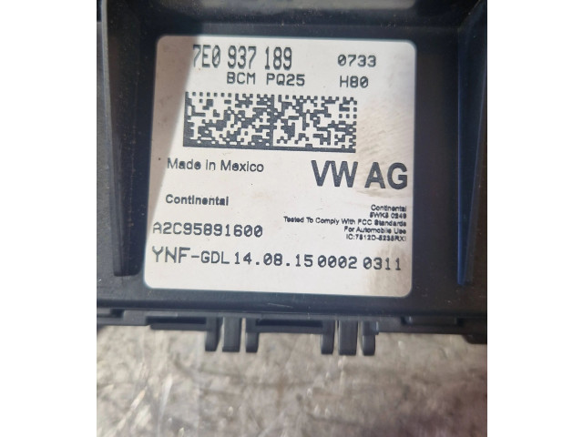 Блок комфорта 7E0937189, A2C95891600   Volkswagen Jetta VI   