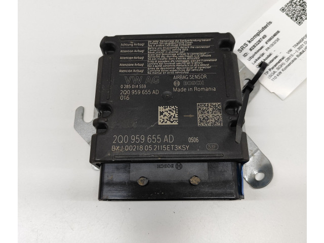 Блок подушек безопасности 2Q0959655AD, 0285014559   Volkswagen Transporter - Caravelle T6