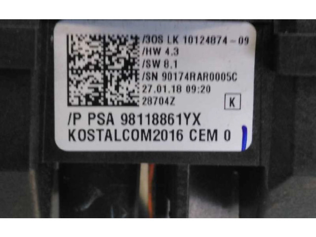 Подушка безопасности водителя 98118861YX, 30S1012546207   Opel Grandland X