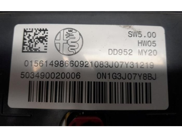 Přístrojová deska Alfa Romeo Giulia 2020 156149866, 503490020006