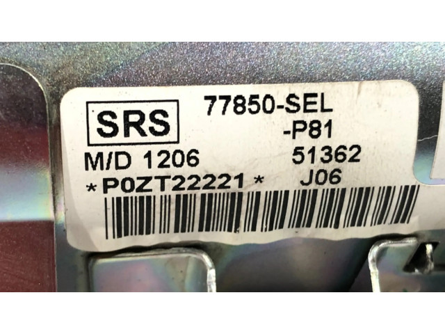 Подушка безопасности пассажира 77850-SEL-P81 Honda City