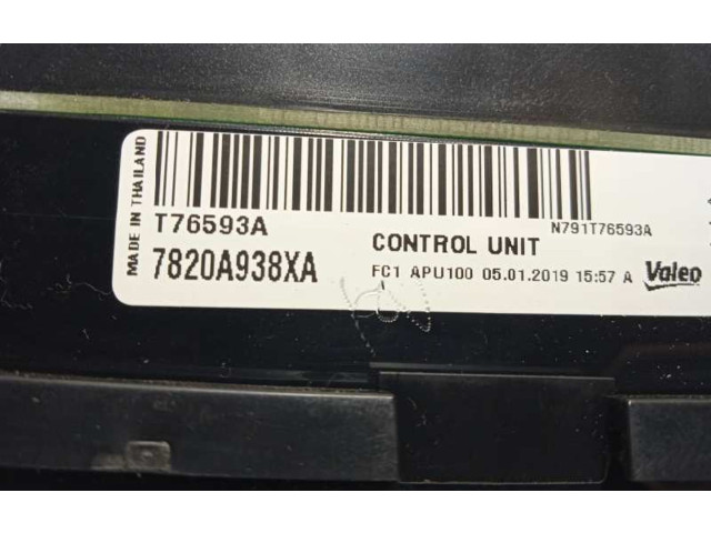 Блок управления климат-контролем 7820A938XA Mitsubishi Mirage VI G4 Attrage