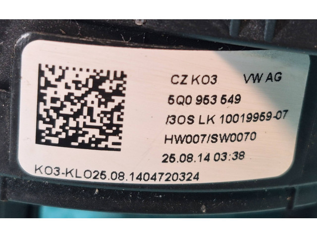 Подрулевой шлейф SRS 5Q0953549, 1001995907   Skoda Octavia Mk3 (5E)