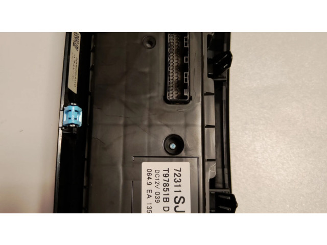 Блок управления климат-контролем 72311SJ651, 66062SJ010 Subaru Forester SK