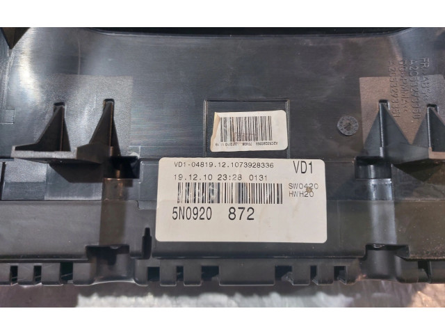 Přístrojová deska Volkswagen Tiguan 2011 5N0920872