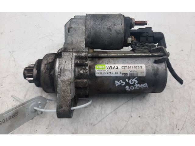 Стартер 02T911023S Audi A3 S3 8P для двигателя BLF