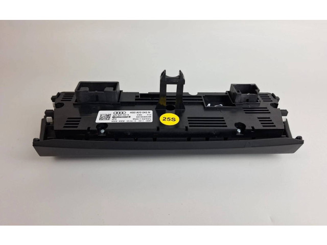 Блок управления климат-контролем 4G0820043N Audi A6 S6 C7 4G
