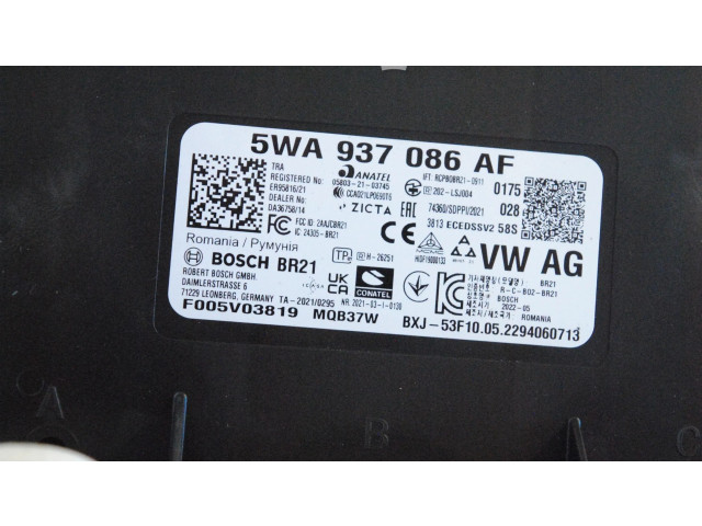 Блок комфорта 5WA937086AF Volkswagen Golf VIII