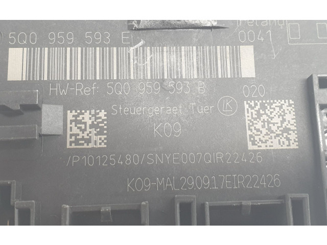 Блок управления 5Q0959593E, 5Q0959593E   Audi Q2 -