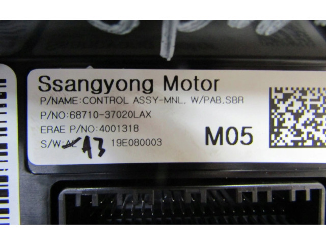 Блок управления климат-контролем 6871037020LAX SsangYong Korando