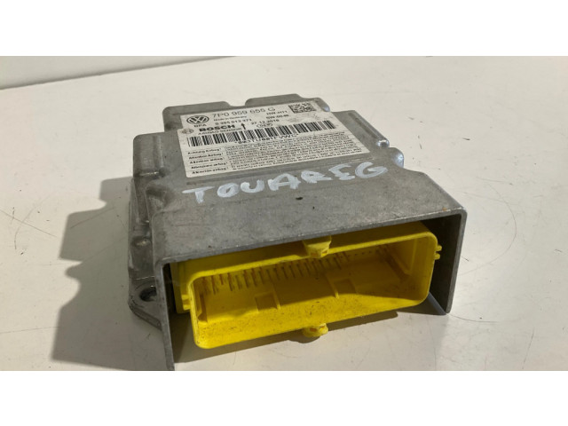 Блок подушек безопасности 7P0959655G, 0285013371   Volkswagen Touareg II