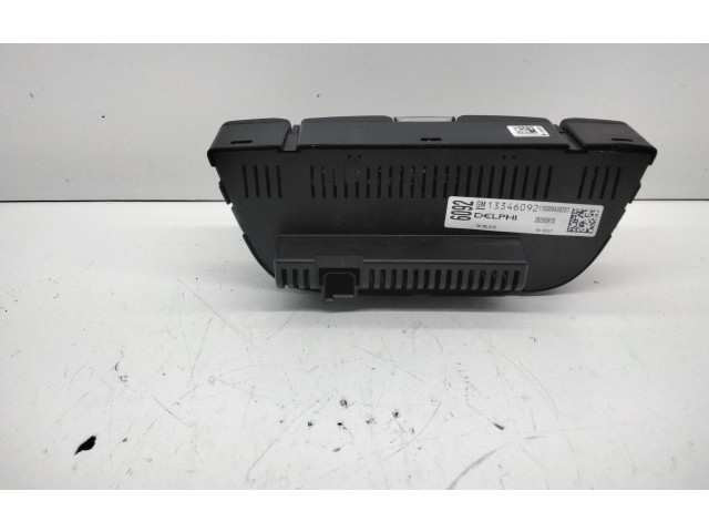 Блок управления климат-контролем 13346092, 13346092 Opel Meriva B