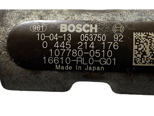 Топливная рампа 16610RL0G01, 0445214176 Honda Accord для двигателя N22B1