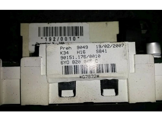 Блок управления климат-контролем 6Y0820045C, 6Y0820045C Skoda Fabia Mk1 (6Y)