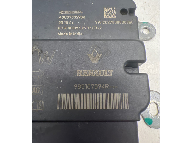 Блок подушек безопасности 985107594R, A3C07032900 Dacia Spring