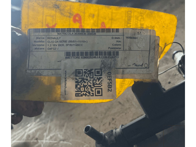 Топливная рампа 8200465550   Renault Clio II  